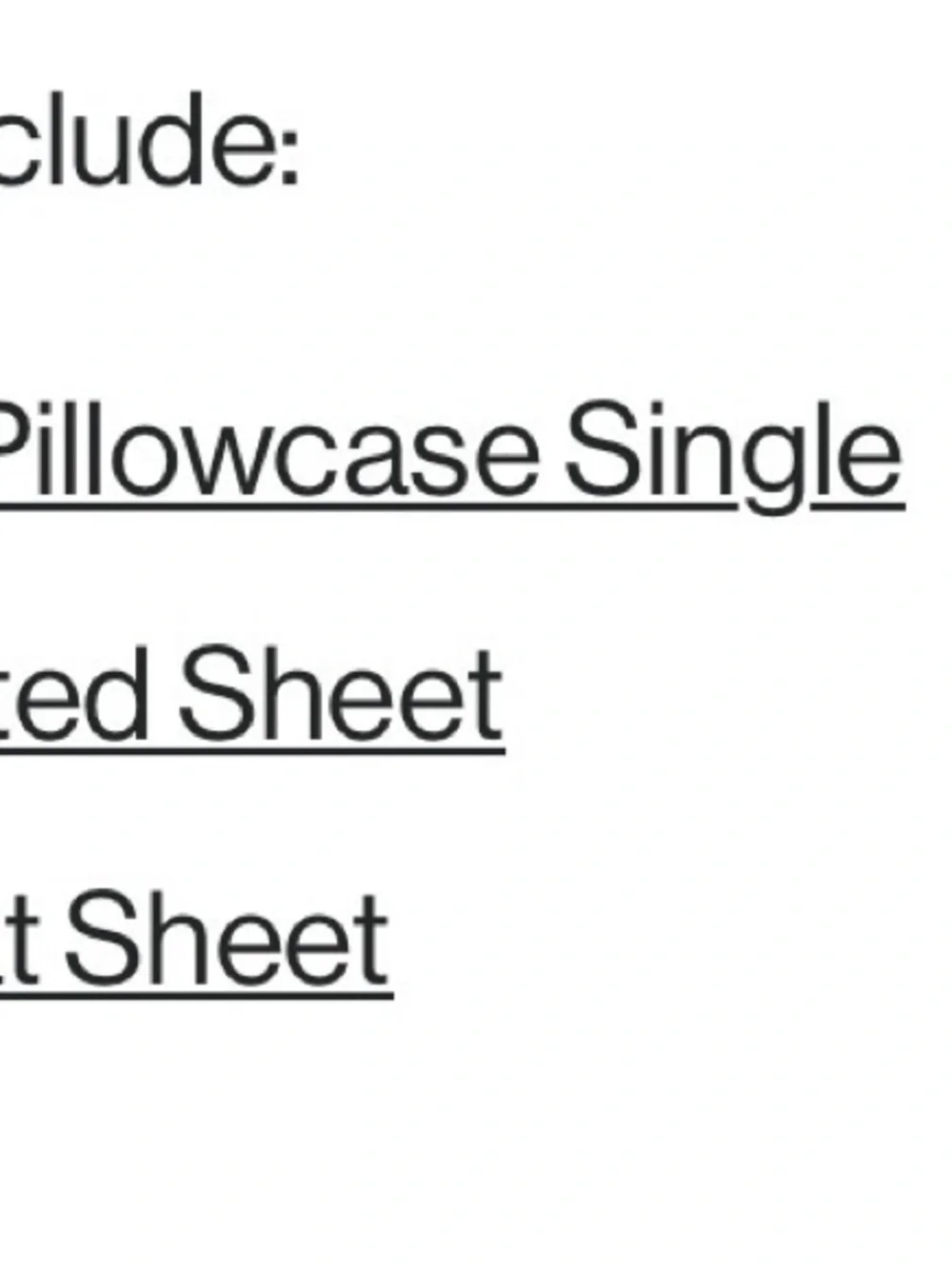 Matteo LA Nap twin white sheet set nwt